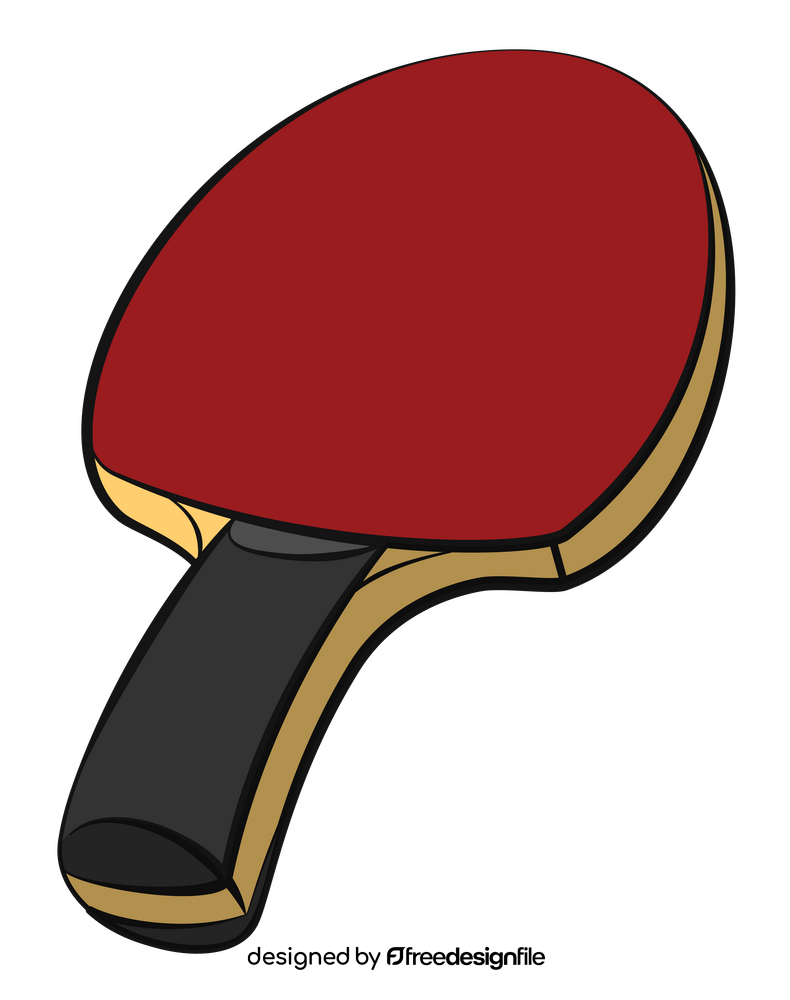 Table tennis racket clipart