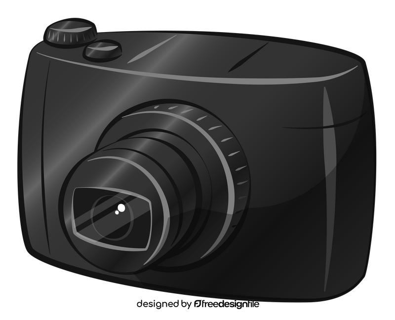 Compact camera clipart