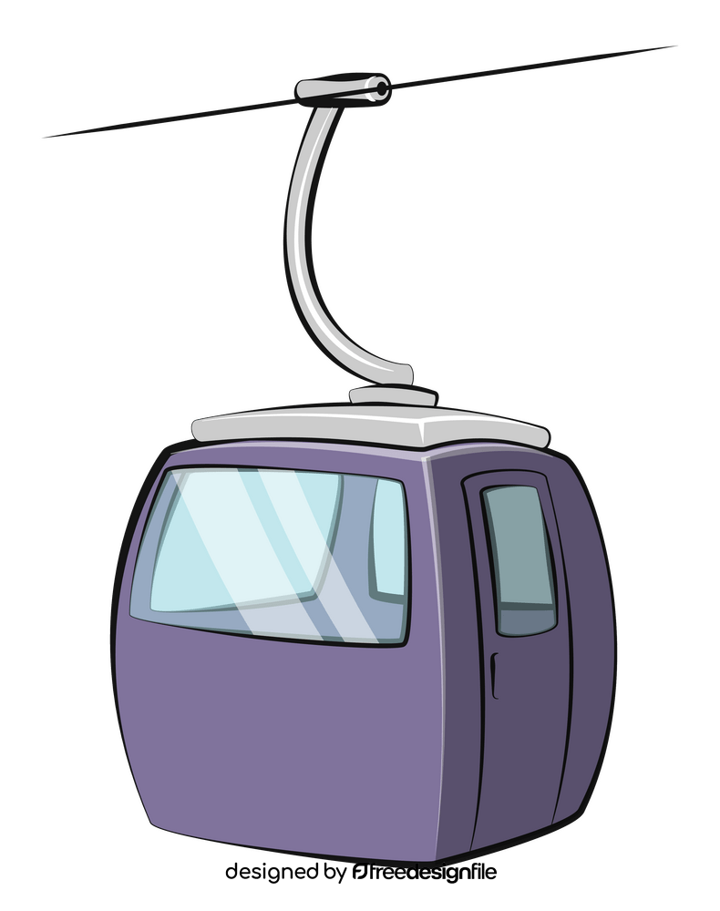 Cable car clipart