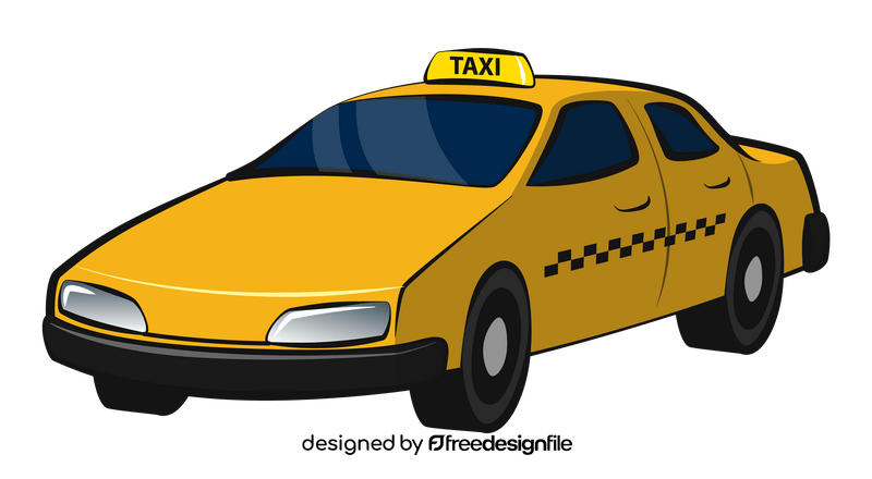 Taxi car clipart