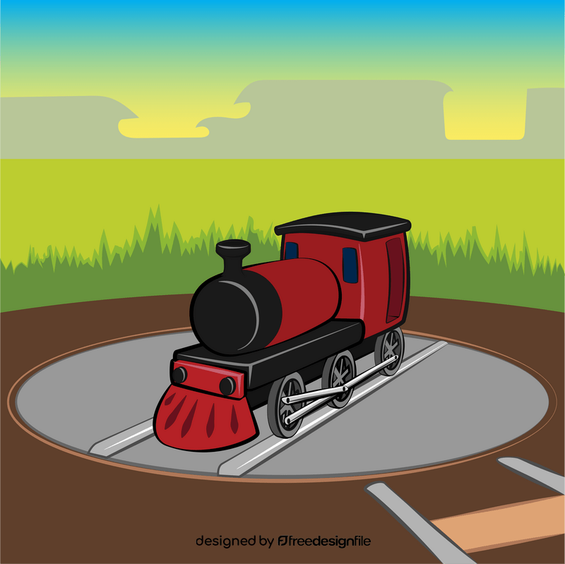 Steam engine vector