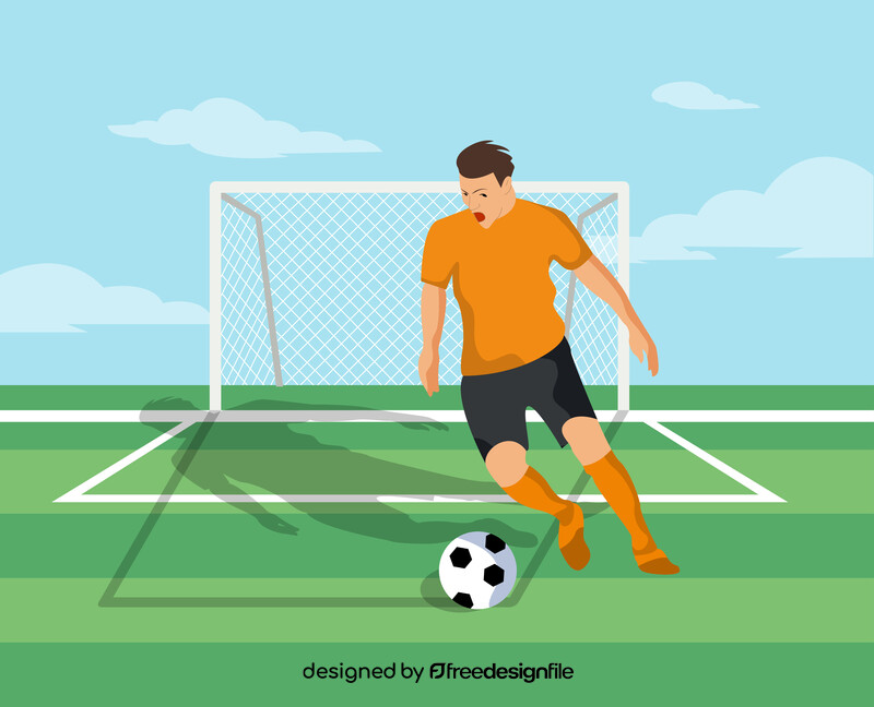 Soccer illustration vector