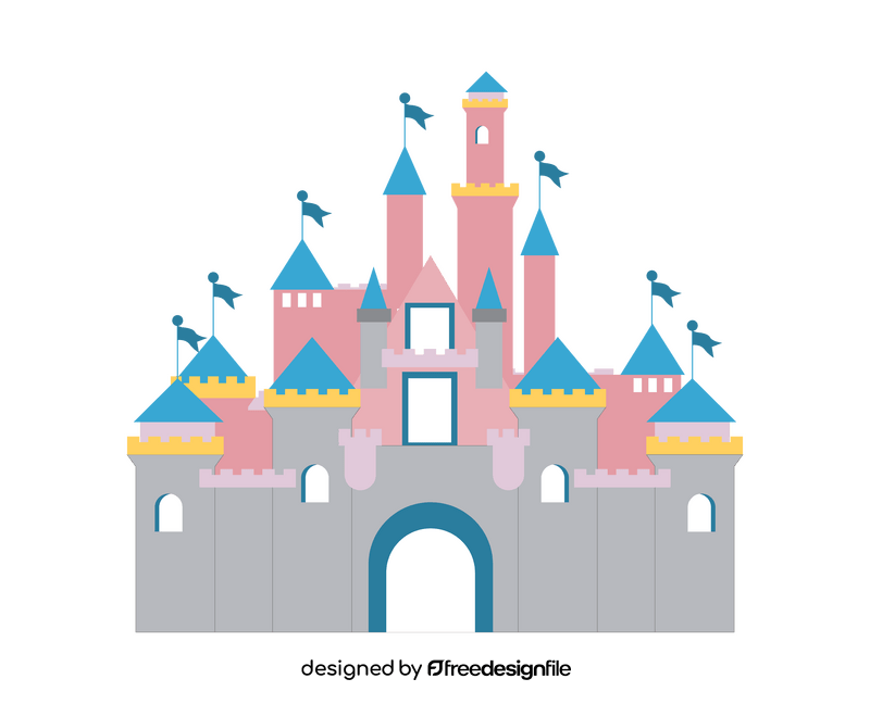 Disneyland Park castle clipart