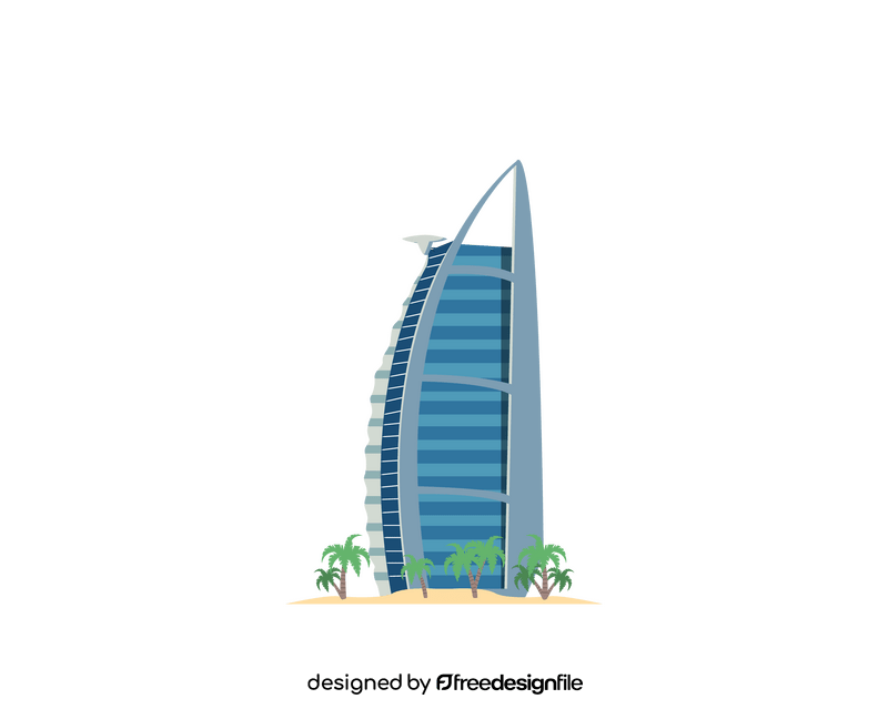 Burj Al Arab clipart