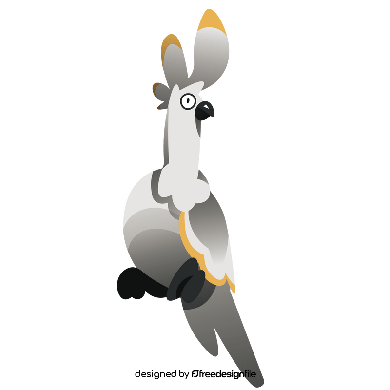 Cockatoo bird clipart