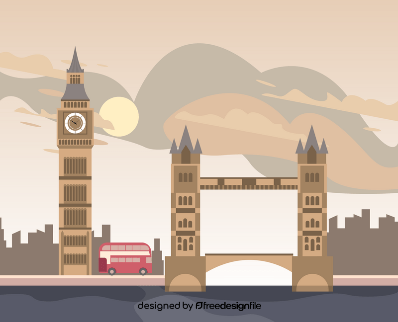 Big Ben illustration vector