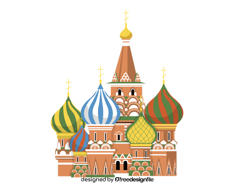 Saint Basil's Cathedral clipart