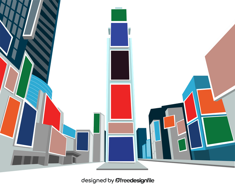 Times Square clipart