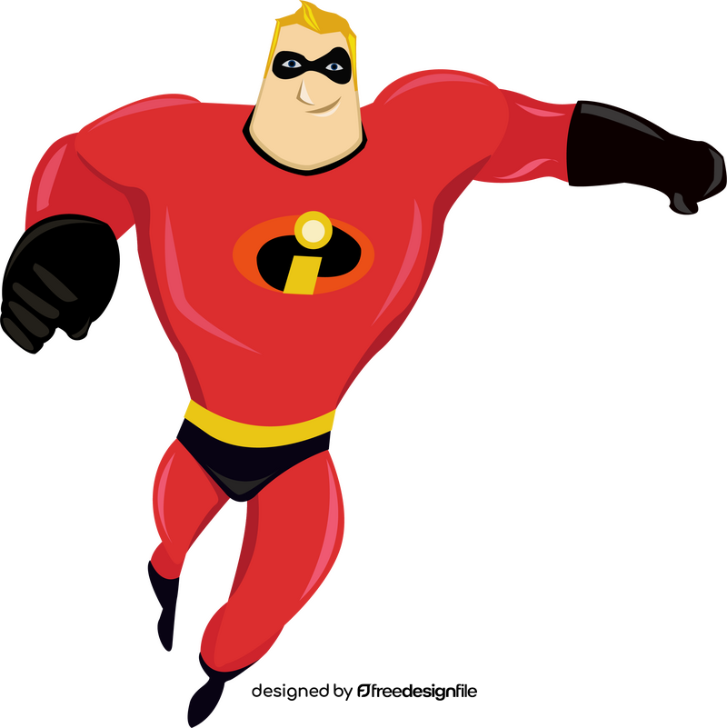 Mr Incredible drawing clipart