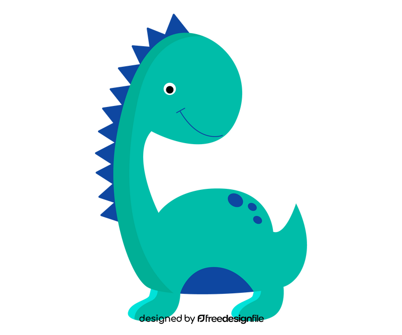 Free baby dinosaur, brontosaurus clipart