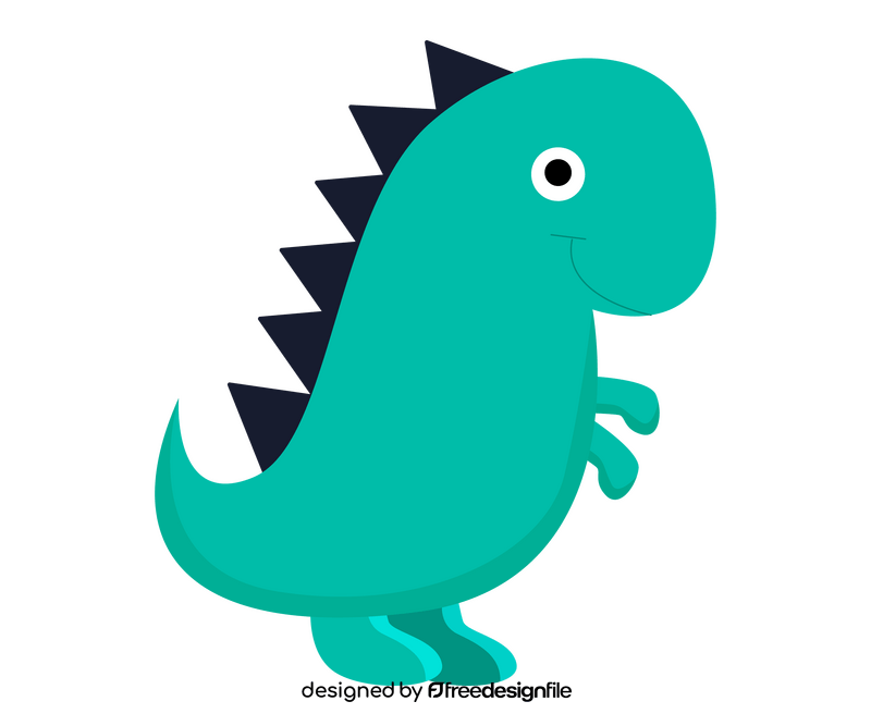 Baby dinosaur illustration, stegosaurus clipart