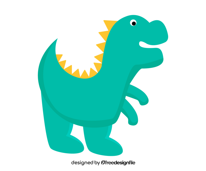 Cartoon baby dinosaur, tyrannosaurus rex clipart