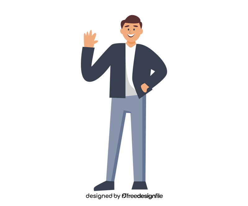 Man in a jacket, businessman clipart