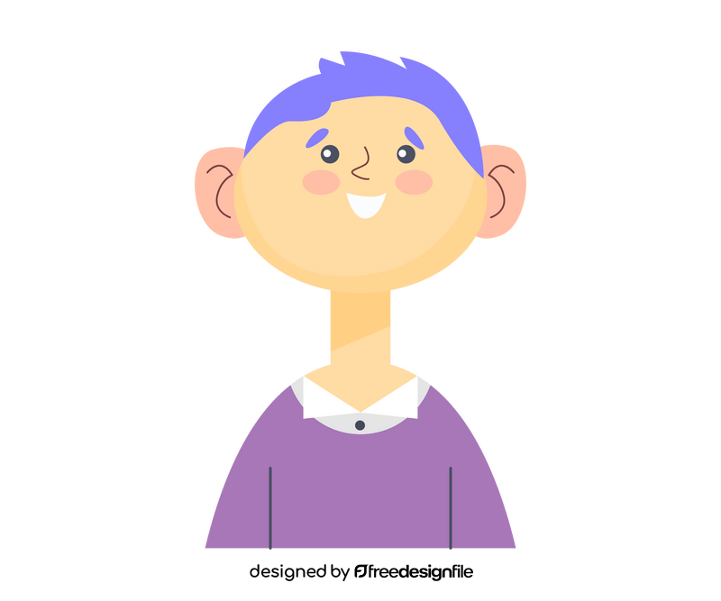 Happy young boy free clipart