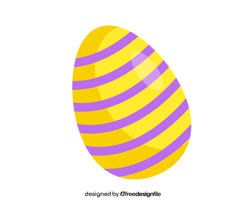 Easter egg illustration clipart
