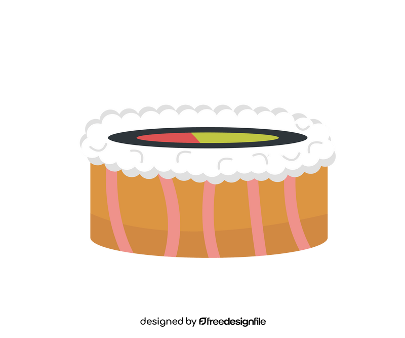 Sushi roll clipart