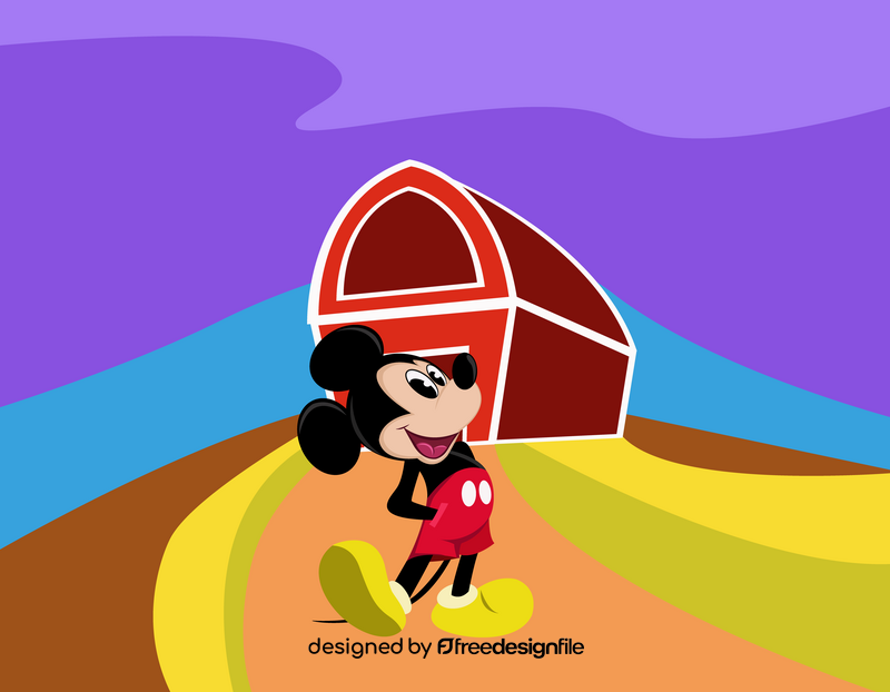 Cartoon mickey mouse vector