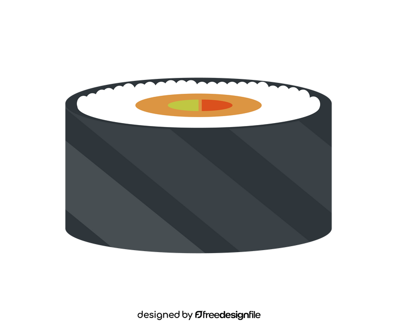 Free sushi roll clipart