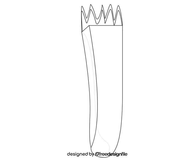 Free hair clipper black and white clipart