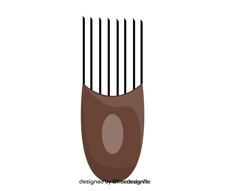 Hair barrette illustration clipart