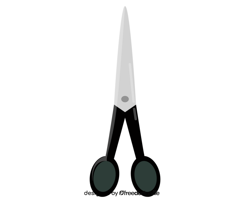 Hair scissors cartoon clipart