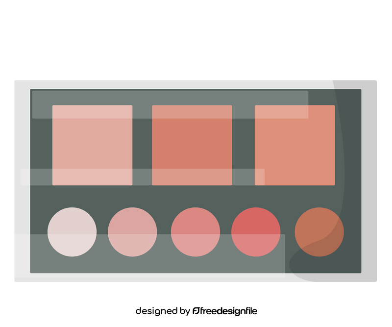 Free lipstick palette matte clipart
