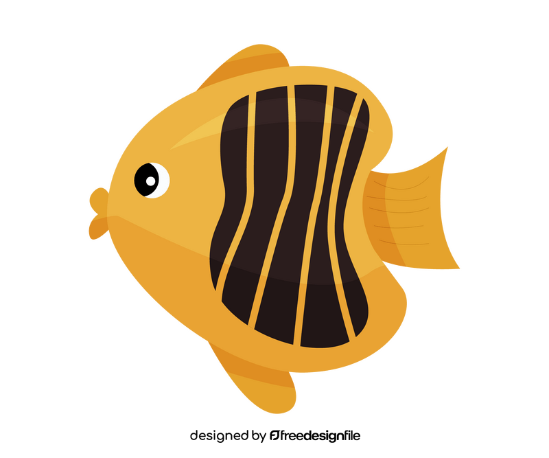 Cartoon fish illustration clipart