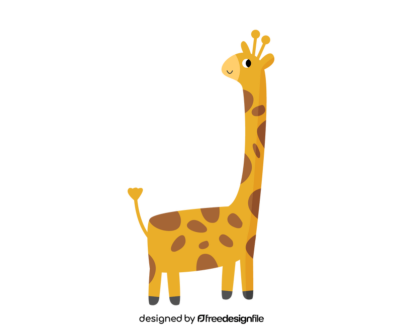 Cartoon giraffe free clipart