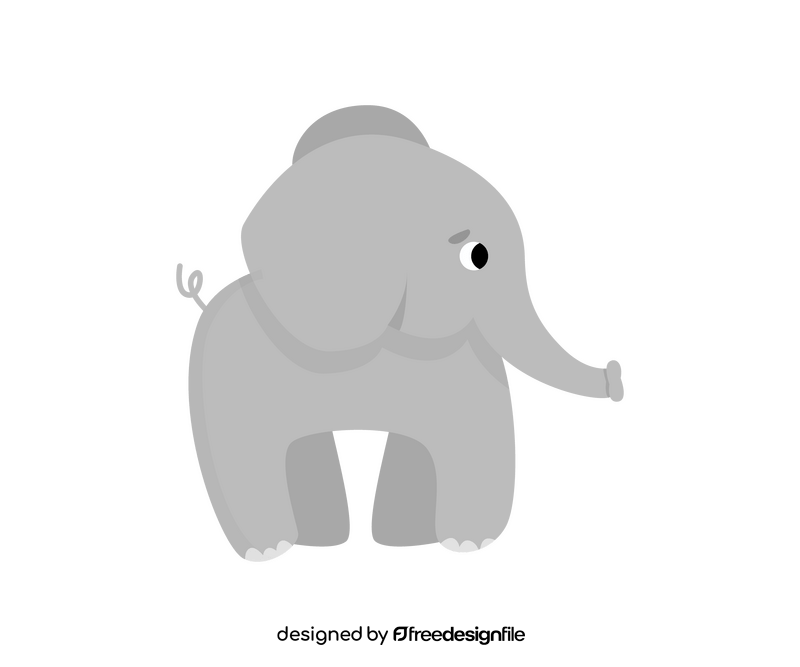 Free cute elephant clipart