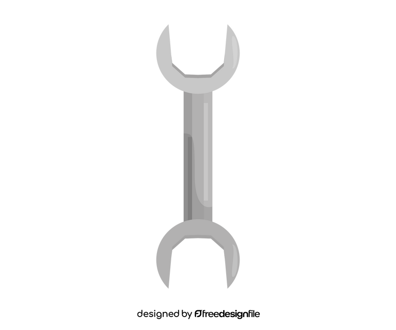 Wrench drawing clipart