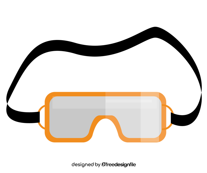 Safety glasses illustration clipart