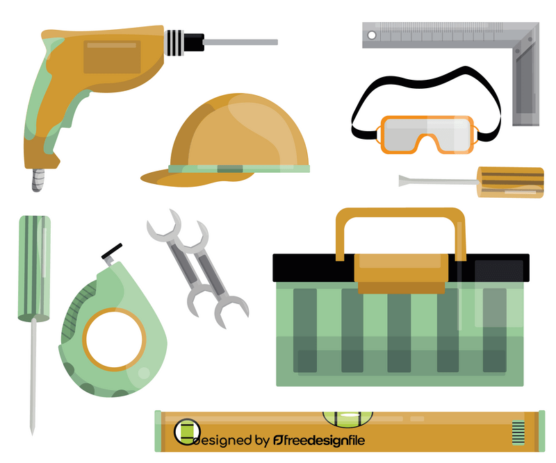 House repair tools vector