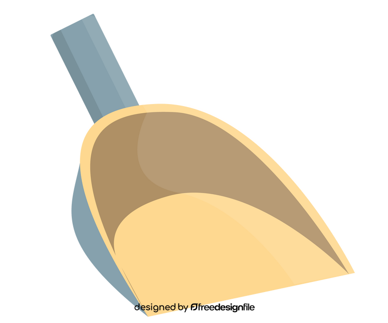 Cleaning scoop illustration clipart