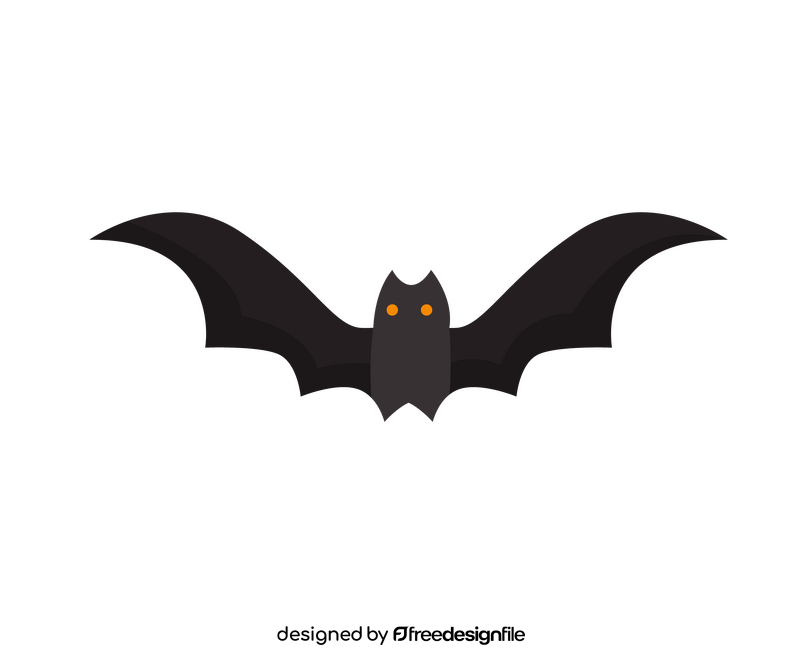 Halloween bat clipart
