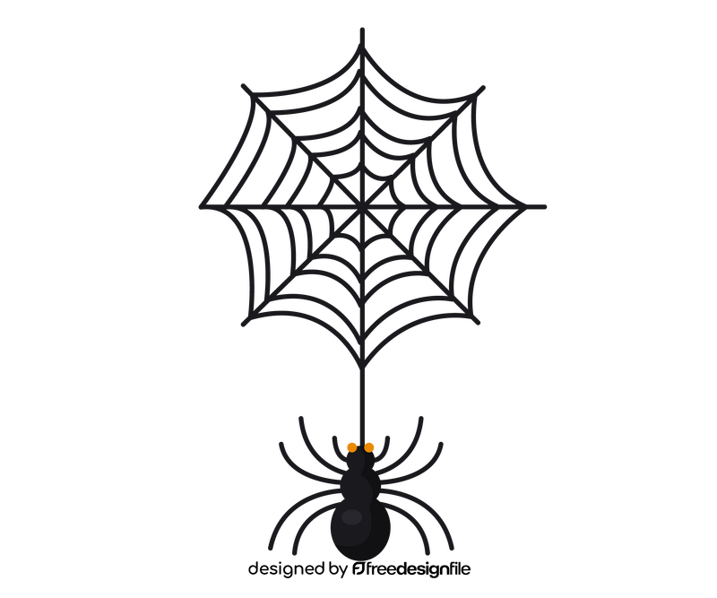 Free halloween spider clipart