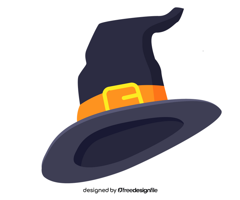 Halloween with hat drawing clipart