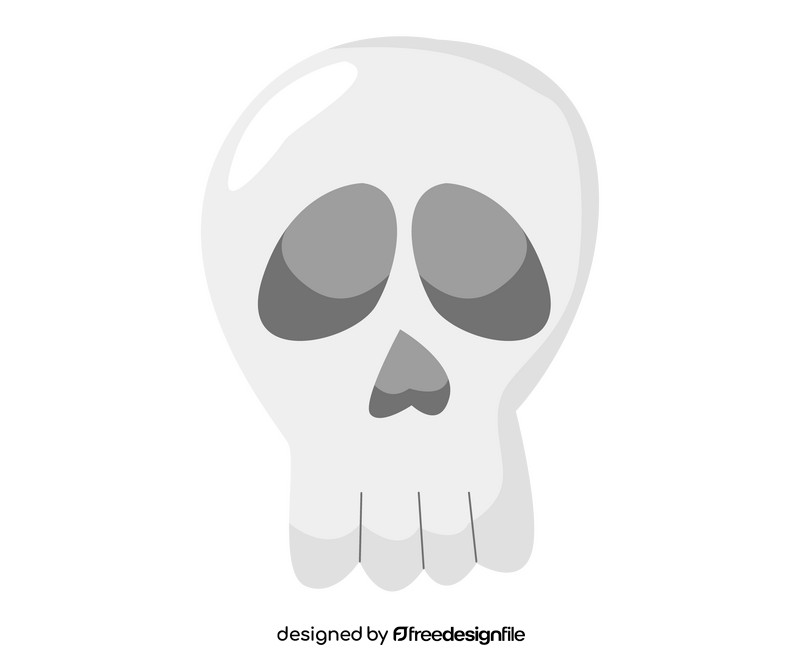 Halloween skull clipart