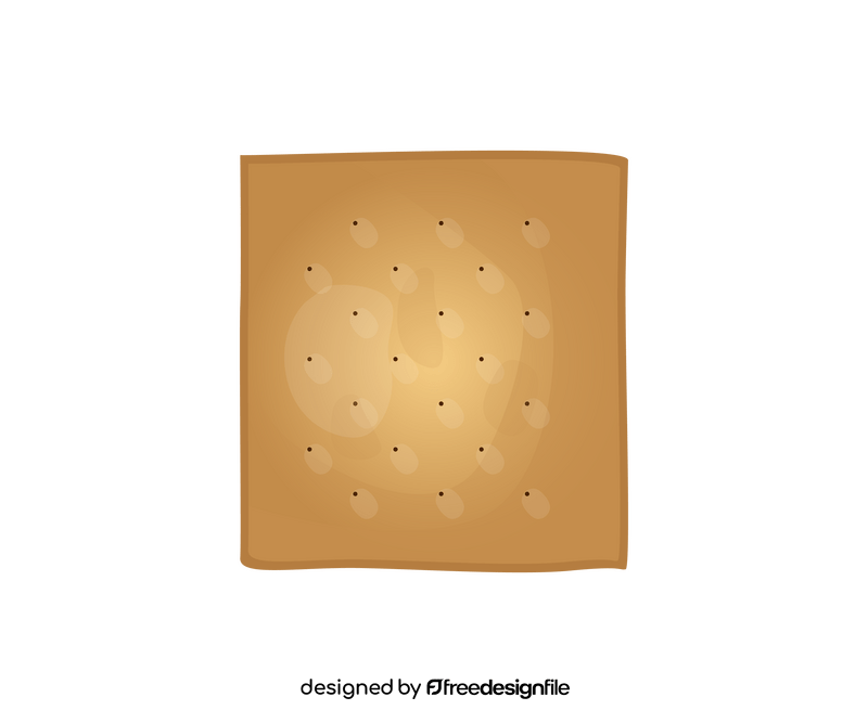 Square biscuit clipart