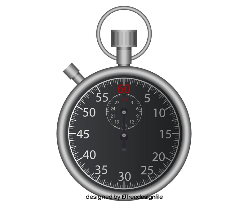 Stopwatch drawing clipart