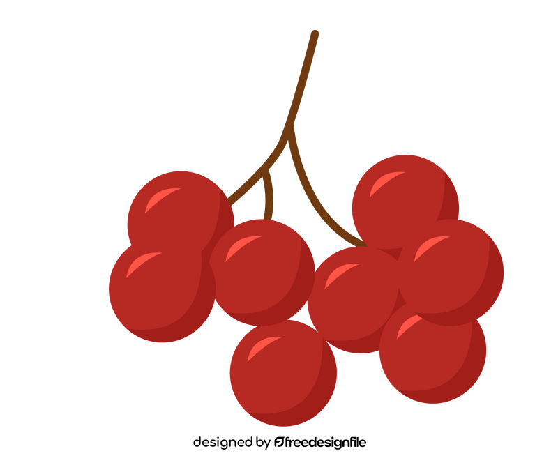 Free currant berries clipart