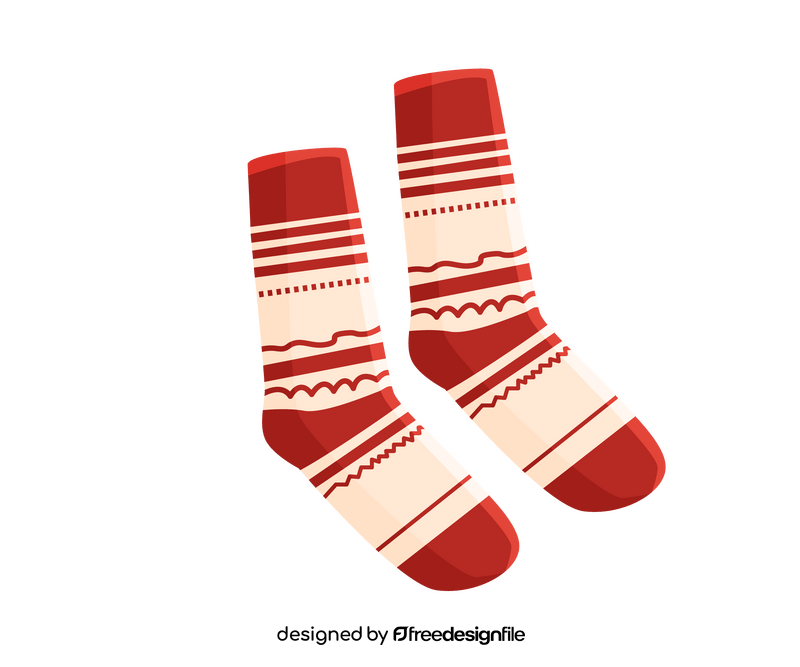 Warm socks clipart
