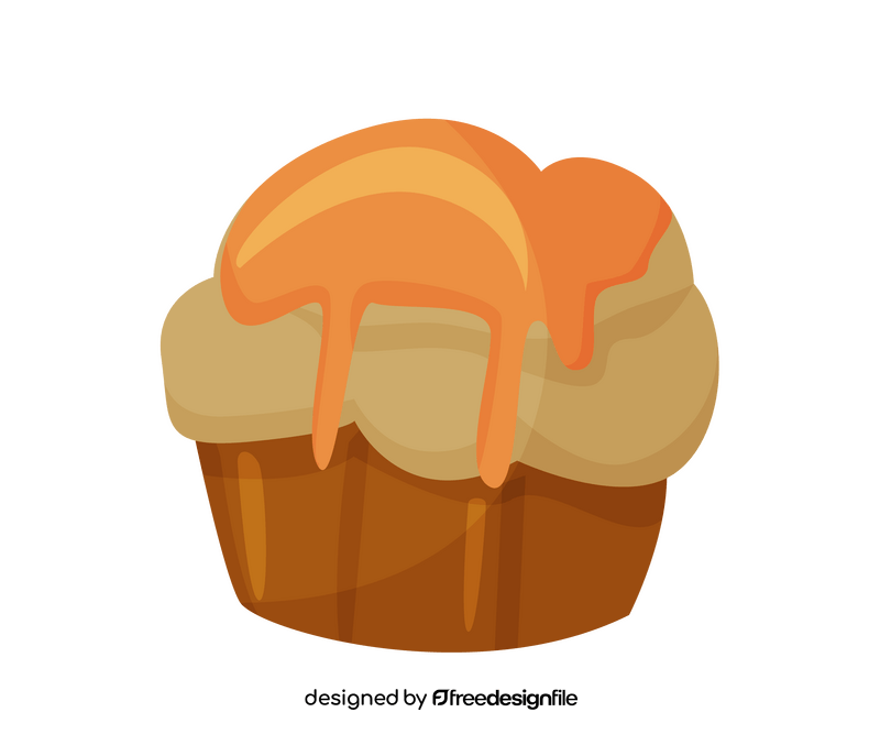 Autumn muffin free clipart