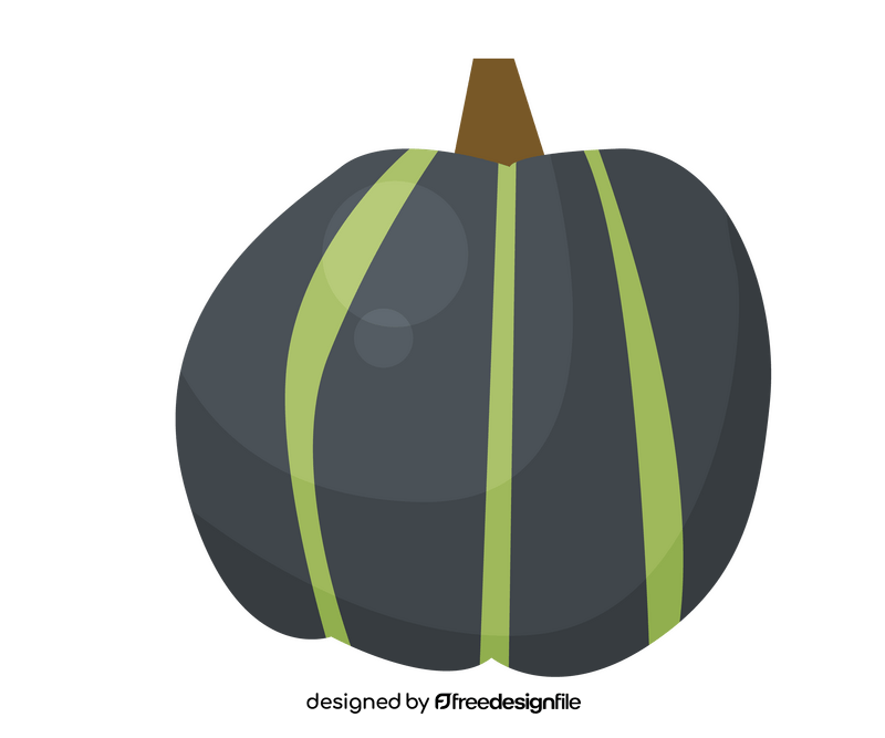 Dark pumpkin illustration clipart