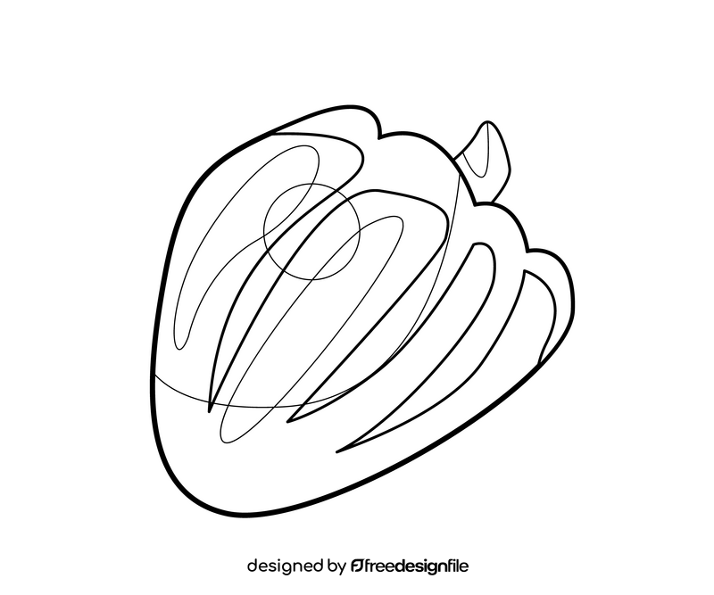 Pumpkin free black and white clipart