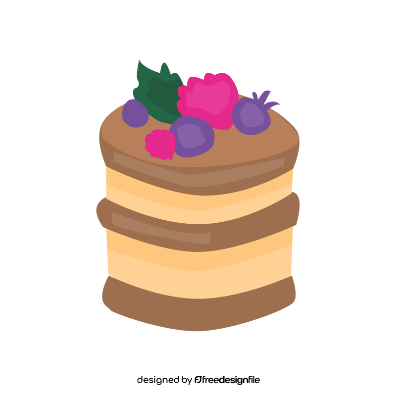 Fruit cupcake clipart