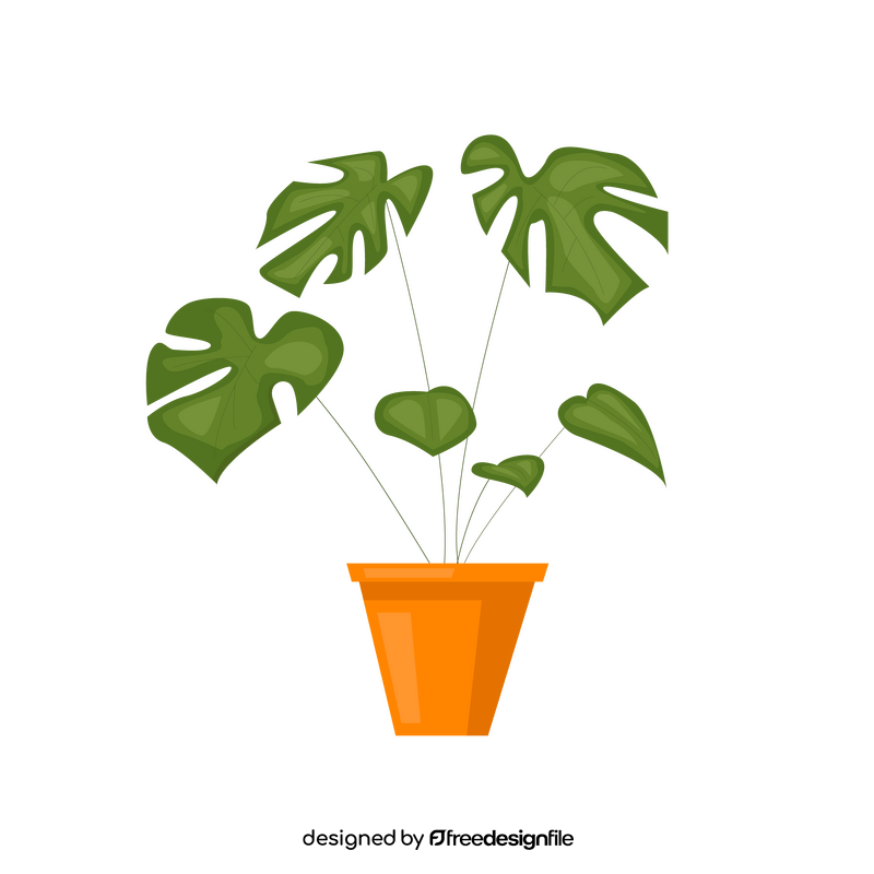 House plant cartoon clipart