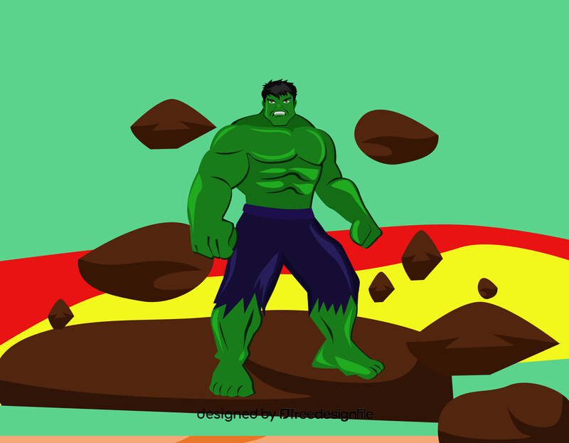 Hulk marvel vector