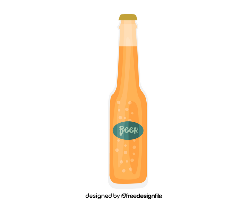 Bottled beer clipart
