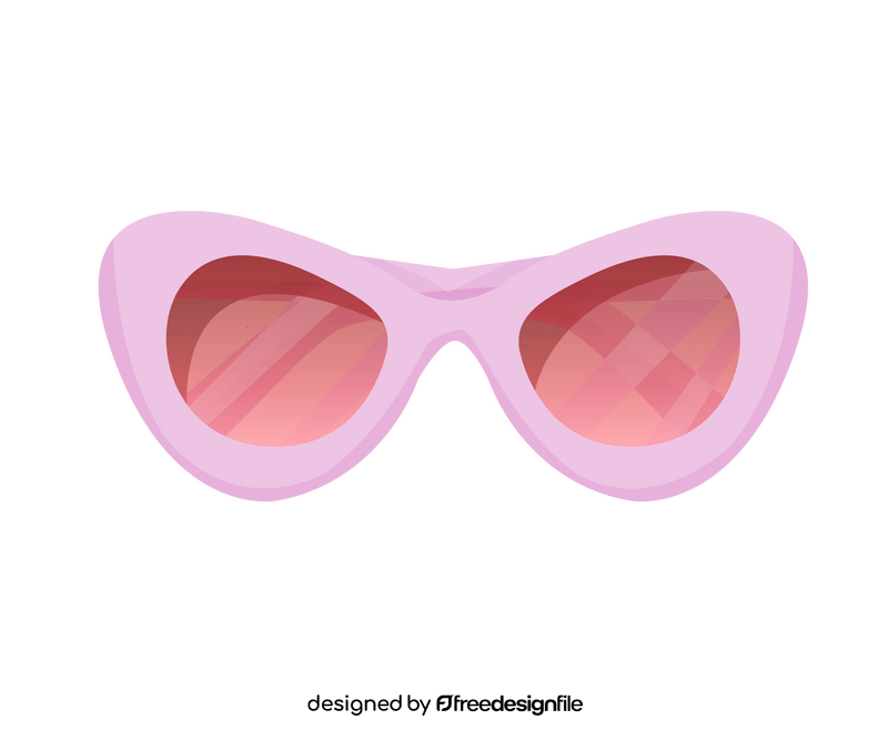 Girls sunglasses clipart