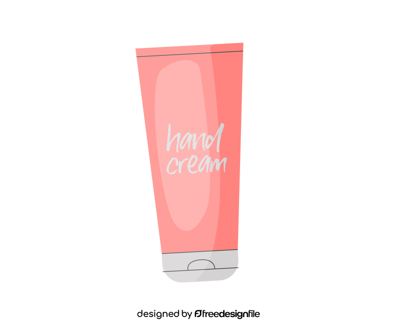 Manicure cream drawing clipart